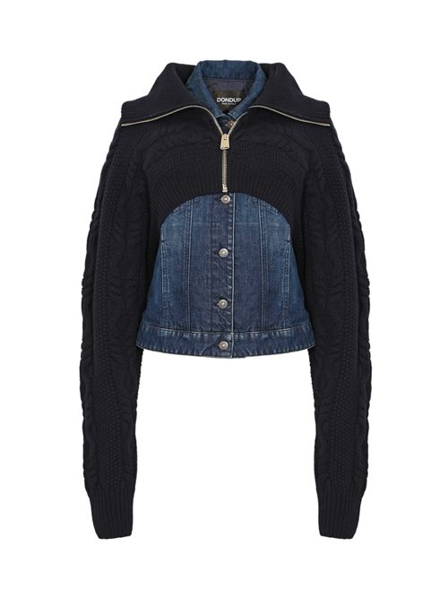 Giubbotto in denim e maglia DONDUP | DJ735 DF0283 LT8W800